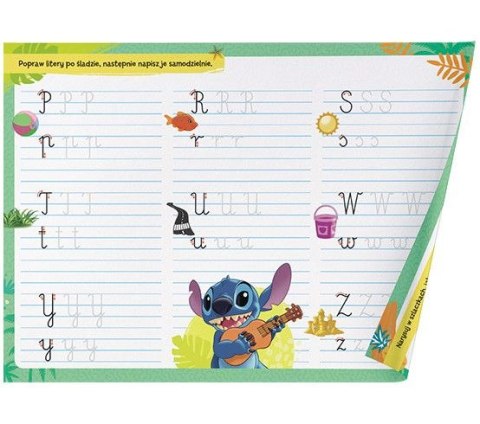 Książeczka edukacyjna Disney Uczy. Ścieralne EDU plansze Ameet (UMA 9301)