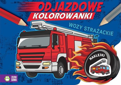 Książeczka edukacyjna Wozy strażackie Zielona Sowa