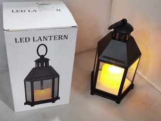 Lampka dekoracyjna z ruchomym płomieniem, pięciokątna, 21x12cm Adar (624887)