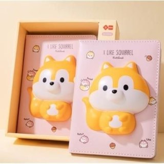 Notes (notatnik) Squishy mini wiewiórka Alba Moli (0596)