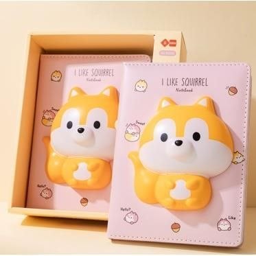 Notes (notatnik) Squishy mini wiewiórka Alba Moli (0596)