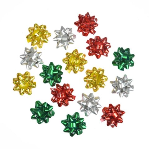 Ozdoba świąteczna kokardki somoprzylepne 8 szt Arpex (BN4176)