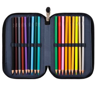 Piórnik PIXEL CUBES POTRÓJNY PC-05 5903235666902 St.right (Z WYPOSAŻENIEM)