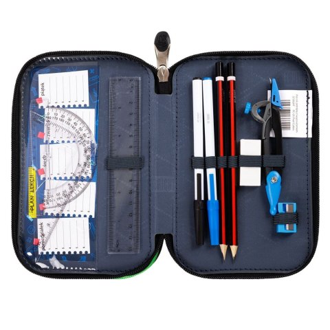 Piórnik PIXEL CUBES POTRÓJNY PC-05 5903235666902 St.right (Z WYPOSAŻENIEM)