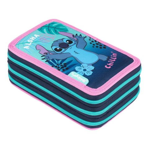 Piórnik STITCH STAY COOL POTRÓJNY St.Majewski (z wyposażnieniem)