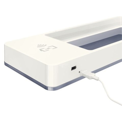 Pojemnik na długopisy WOW DUO biały polistyren PS Leitz (53651001)