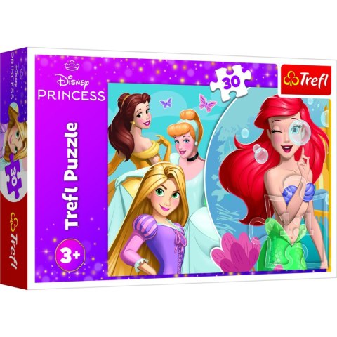 Puzzle Disney Princess Piękny dzień księżniczek 30 el. Trefl (18308)
