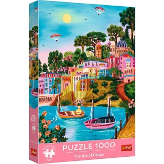 Puzzle The Art of Colour Premium Plus Siros, Grecja 1000 el. Trefl (10893)