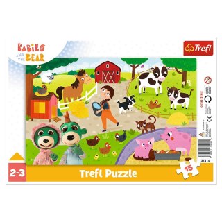 Puzzle Urocze bobaski 15 el. Trefl (31414)