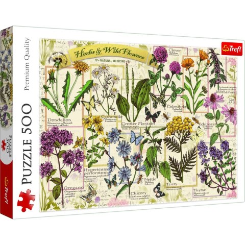 Puzzle Zioła lecznicze 500 el. Trefl (37478)