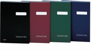 Teczka do podpisu A4+ granatowy płyta piśniowa pokryta okleiną PVC Donau (8690001-18)