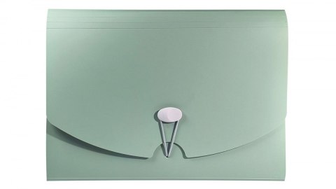 Teczka z przegródkami A4 kolor: zielony 13 przegródek Biurfol (THM-A4-03)