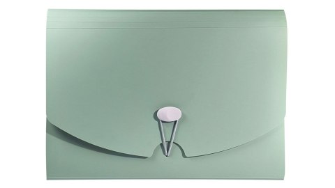 Teczka z przegródkami A4 kolor: zielony 13 przegródek Biurfol (THM-A4-03)