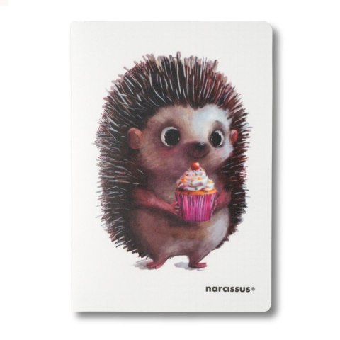 Zeszyt cute PP A5 60k. 80g krata Narcissus