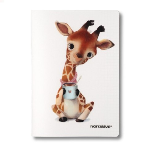 Zeszyt cute PP A5 60k. 80g krata Narcissus