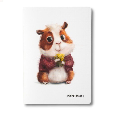 Zeszyt cute PP A5 60k. 80g krata Narcissus