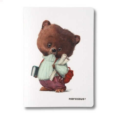 Zeszyt cute PP A5 60k. 80g krata Narcissus
