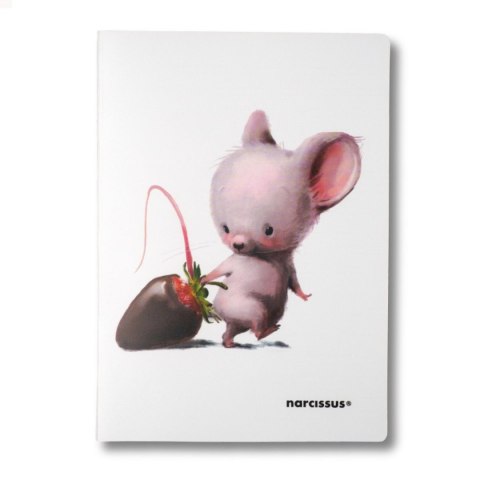 Zeszyt cute PP A5 60k. 80g krata Narcissus