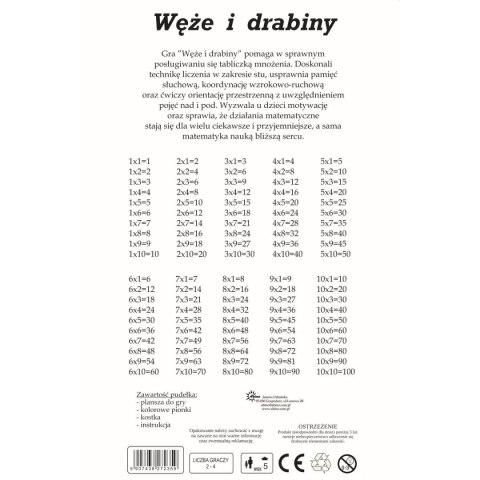 Gra planszowa wężę i drabiny węże i drabiny Abino (532942)