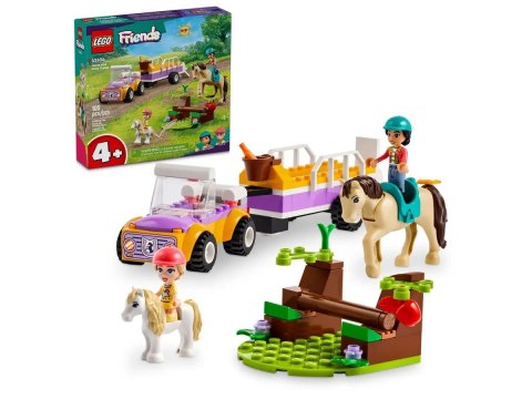 Klocki konstrukcyjne Friends Przyczepka dla konia i kucyka Lego (42634)