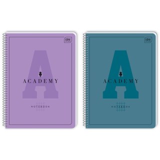 Kołozeszyt (kołonotatnik) ACADEMY Hybry A4+ 80k. 90g krata Interdruk