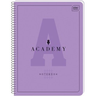 Kołozeszyt (kołonotatnik) ACADEMY Hybry A4+ 80k. 90g krata Interdruk