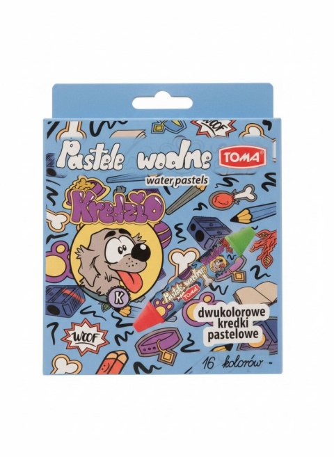 Kredki akwarelowe WODNE 16 kol. Toma (TO-586)