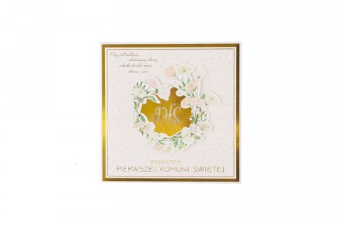 Książeczka pamiątkowa z komunii Kukartka (PMB-Q-0008)