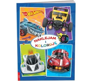 Książka dla dzieci Hot Wheels™. Naklejam i Koloruję Ameet (NAK 1601)