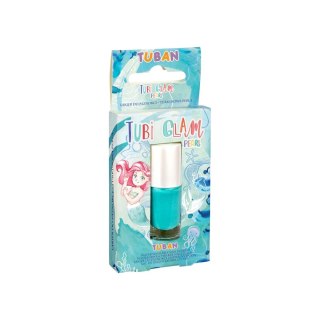 Lakier do paznokci Tubi glam perłowy turkus kolor: turkusowy Tuban (TU3460)