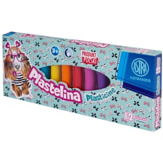 Plastelina 12 kol. pieski mix Astra (303221008)
