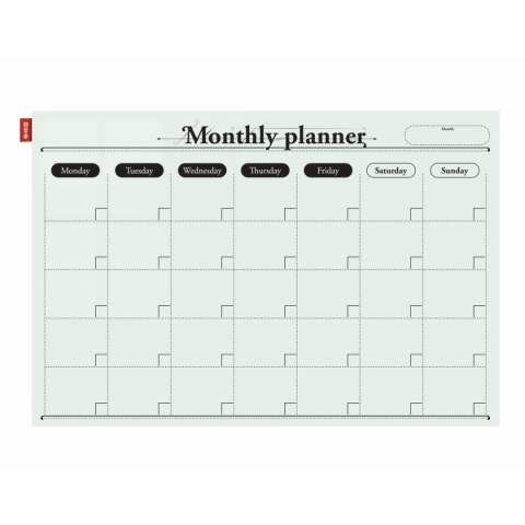 Tablica suchościeralna planer miesięczny [mm:] 900x1200 Memobe
