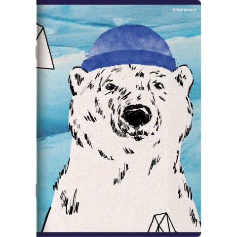 Zeszyt WINTER SAILOR A5 60k. 70g linia Top 2000 (400157926)