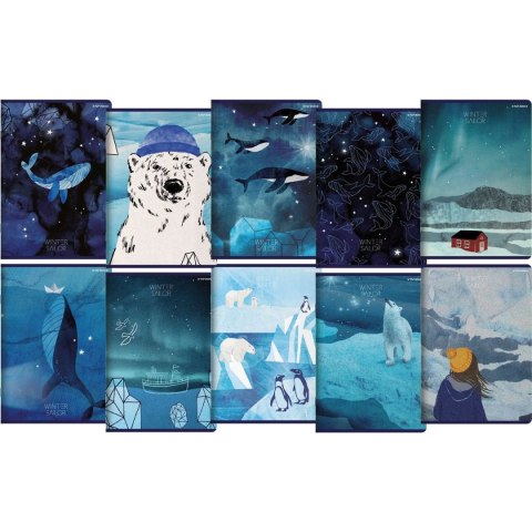 Zeszyt WINTER SAILOR A5 60k. 70g linia Top 2000 (400157926)