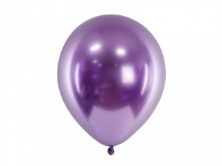 Balon gumowy Glossy 10 szt. fioletowy 300mm Partydeco (CHB1-014-10)