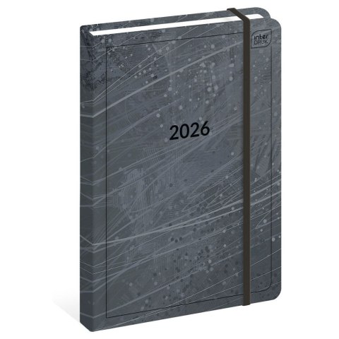 Kalendarz książkowy (terminarz) STONE mat+uv A5 Interdruk (192K)