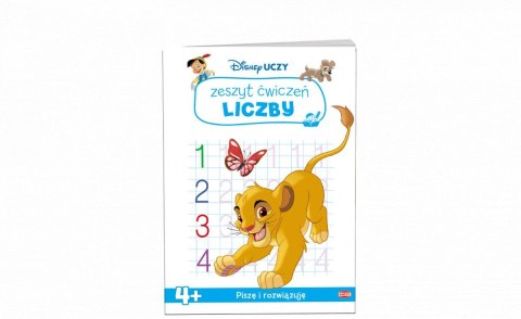 Książka dla dzieci Disney Uczy. Zeszyt ćwiczeń. Liczby Ameet (UDZ 9304)
