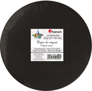 Origami Craft-Fun Series papier okrągły 15cm Titanum (D-15)