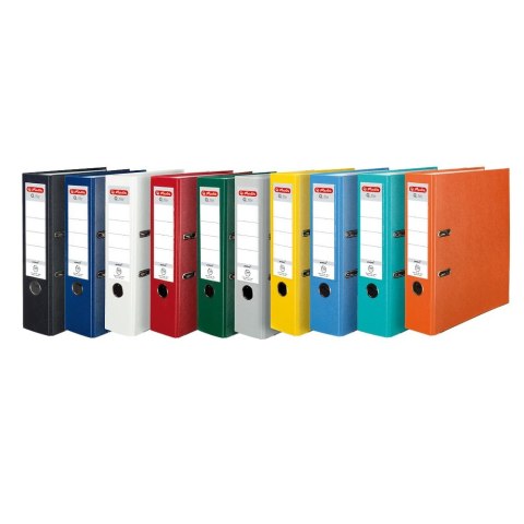 Segregator dźwigniowy Q. file Standard 0011167442 A4 80mm żółty Herlitz (300003087)
