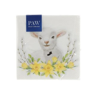 Serwetki biała papier [mm:] 330x330 Paw (SDL122000)