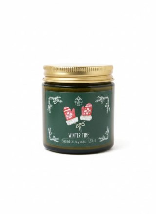 Świeczka ozdobna Smell me Winter Time 120 ml zielona Pavoncella (5906492907801)