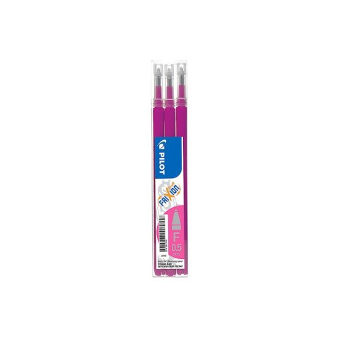 Wkład do pióra kulkowego Frixion wkład różowy 0,5mm Pilot (PIBLS-FR5-P-S3-E)