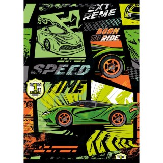 Zeszyt dla chłopców A4 32k. 70g linia podwójna kolorowa Unipap