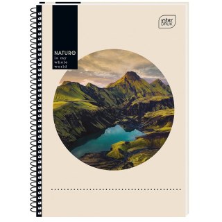 Kołozeszyt (kołonotatnik) A5 120k. 70g krata Interdruk (KOŁOZA5120M)