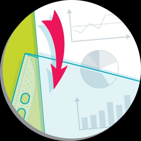 Koszulki na dokumenty krystaliczna A4 kolor: bezbarwny typu U 50 mic. Oxford (85258897)