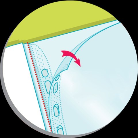 Koszulki na dokumenty krystaliczna A4 kolor: bezbarwny typu U 50 mic. Oxford (85258897)