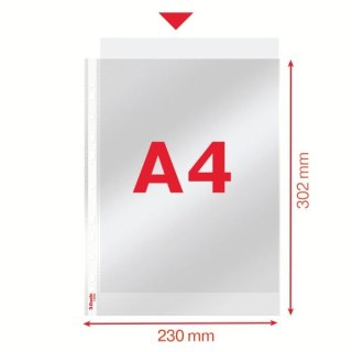 Koszulki na dokumenty krystaliczna krystaliczna A4 kolor: przezroczysty typu U 40 mic. Esselte (13089)