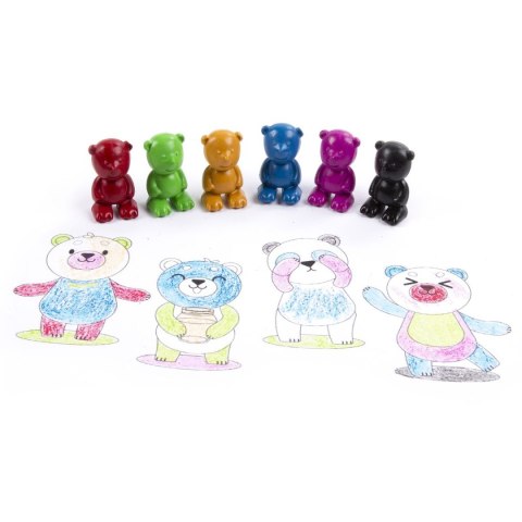 Kredki świecowe Kidea KMNR6KKA Derform