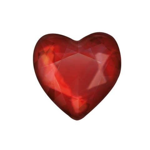 Kryształki Craft-Fun Series serca czerwone Titanum (24BR0201-158)