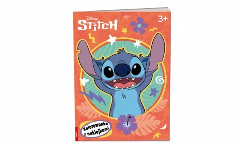 Książka dla dzieci Stitch Kolorowanka z Naklejkami Ameet